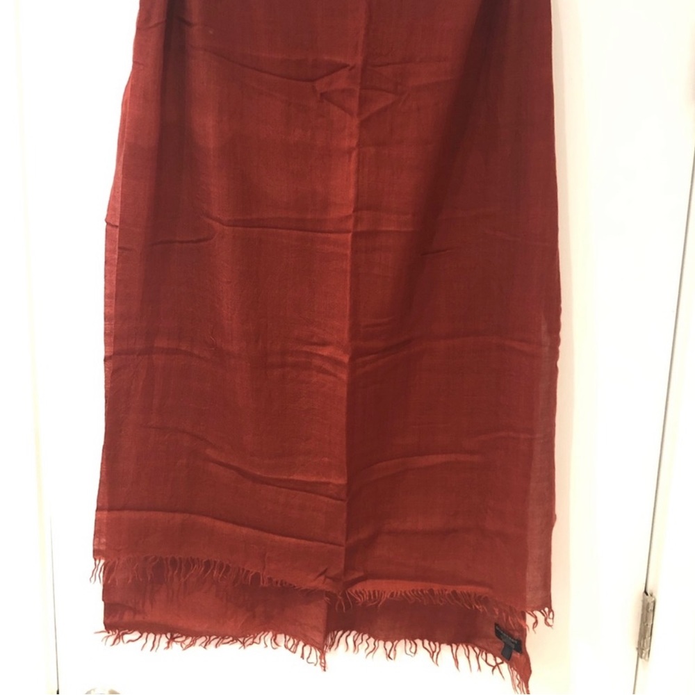 Oversized Burberry scarf